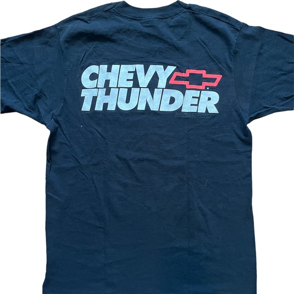 Vintage Chevy Thunder Single Stitch Fruit of the Loom Shirt Size L - Picture 4 of 5